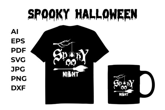 Download Spooky Halloween Night SVG Vector Design - Vector design Collection