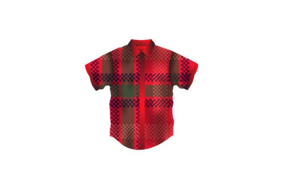 Download Short Sleeve Flannel Shirt Vector Design - Vector design Collection