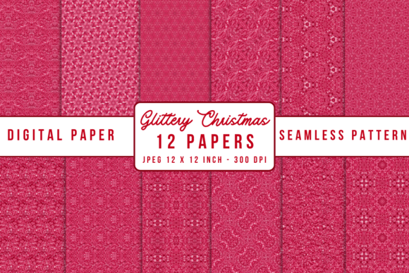 Download Christmas Digital Paper Patterns Design - Premium Resources