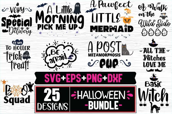 Download 25 Halloween Designs Bundle - Halloween designs bundle Collection