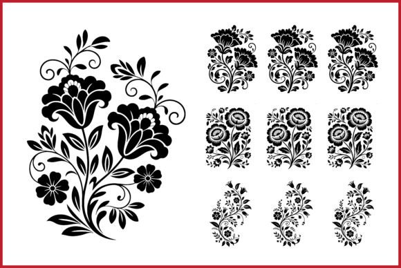 Download Elegant Floral Vector Design Set - Vector design Collection