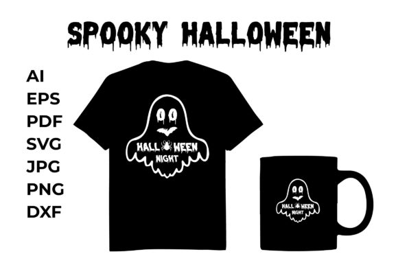 Download Spooky Halloween Night SVG Vector Design - Vector design Collection
