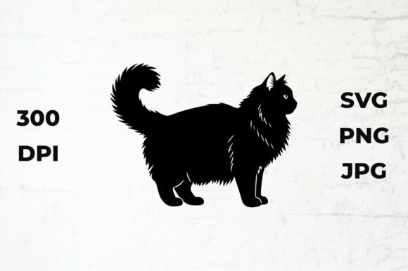 Download Black Cat Silhouette Vector Design - Vector design Collection
