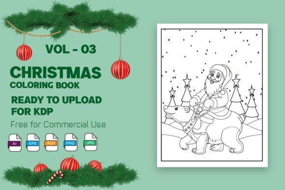 Download Christmas Coloring Pages for KDP - Premium Resources