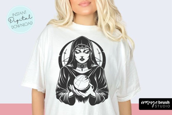 Download Celestial Witch SVG - Boho Mystical PNG - Witch svg Collection