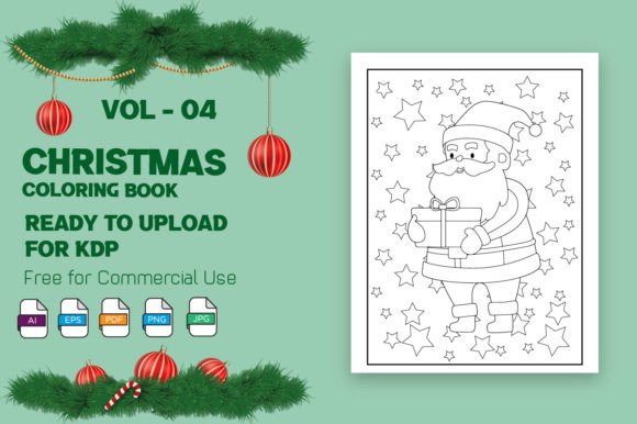 Download Christmas Coloring Pages for KDP - Premium Resources