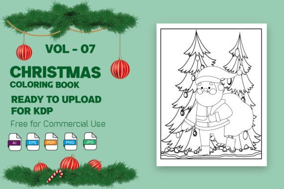 Download Christmas Coloring Pages for KDP - Premium Resources